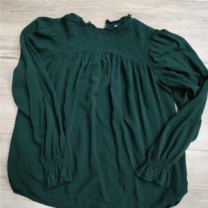 a‎ new day Dark Green Blouse